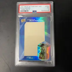 BLACKBEARD Jumbo Handwritten Map Relic - 2021 Pieces of the Past #349 PSA 5 - Image 1