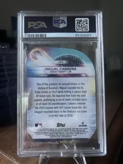 Topps 2023 Cosmic Chrome Miguel Cabrera Launched Into Orbit LIO-8 PSA 10 /50 - Image 2
