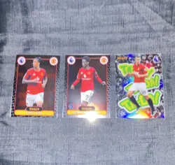 Topps Merlin Man United 3 Card Lot Yoro RC Mantato van Persie - Image 1