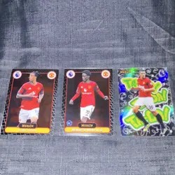 Topps Merlin Man United 3 Card Lot Yoro RC Mantato van Persie - Image 2