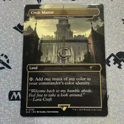 MTG - Croft Manor - Command Tower (0792) Secret Lair Drop Regular NM - Image 1