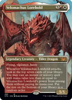 MTG - Velomachus Lorehold - Borderless - Strixhaven: School of Mages - Image 1