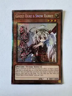 Yugioh 1x Ghost Ogre & Snow Rabbit RA05-EN131 Starlight Rare 1st Ed NM - Image 1