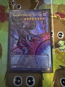 Yugioh! Magician of Dark Chaos - Black Chaos Extended Art CORI-EN027 Ultra Rare - Image 1