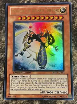 YUGIOH Ultra Rare Sephylon, The Ultimate Time Lord JUMP-EN054 - Image 1