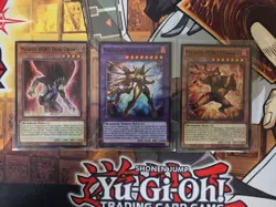 YUGIOH MASKED HERO FURNACE + DUSK CROW + ATOMIC MZMU SUPER 1ST ED NM - Image 1