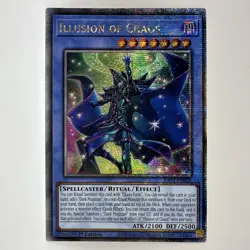 Yugioh Illusion of Chaos RA02-EN020 Quarter Century Rare 1st Edition - Image 1