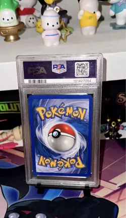 2000 Pokemon Mew Black Star Promo #9 Holo PSA 8 Pokemon League - Image 3