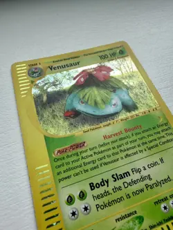 Pokemon Expedition - Venusaur 30/165 Holo Rare 🌀 SWIRL 🌀 - Image 3