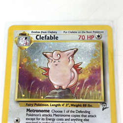 NM Clefable 5/130 Holo 1999 Base Set 2 WOTC Pokemon TCG - Image 3