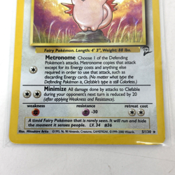 NM Clefable 5/130 Holo 1999 Base Set 2 WOTC Pokemon TCG - Image 4