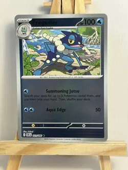 021/086 Frogadier Reverse Holo Card - Chaos Rising - Pokemon TCG Mega Evolutions - Image 1