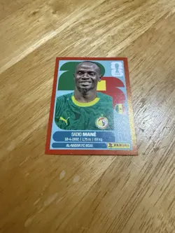 2026 Panini World Cup Stickers Sadio Mane Red Parallel Senegal SP - Image 1
