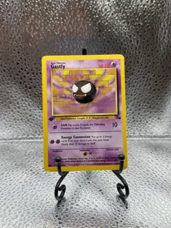 Gastly 33/62 Fossil Regular - 1st Edition - LP - Pokemon - Image 1