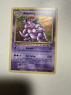 Nidoking 45/108 Holo Rare - 2016 Pokemon XY Evolutions - Image 1
