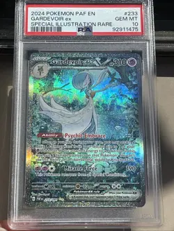2024 Pokemon Paldean Fates Gardevoir ex Full Art SIR #233/091 PSA 10 - Image 2