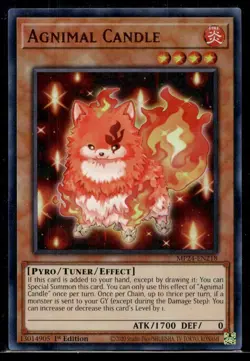 Agnimal Candle 25th Anniversary Tin: Dueling Mirrors MP24-EN218 MP YuGiOh TCG | - Image 1