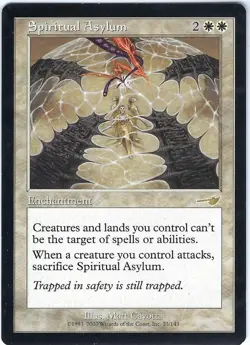 Spiritual Asylum Nemesis Rare – MTG Magic the Gathering Card - Image 1