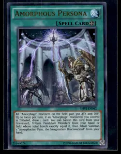 Amorphous Persona Shining Victories SHVI-EN062 MP YuGiOh TCG | Buy 10 Get 10 Fre - Image 1