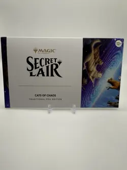 Cats Of Chaos Secret Lair MTG Magic the Gathering Foil Edition New Sealed - Image 1