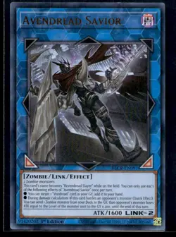 Avendread Savior Battles of Legend: Crystal Revenge BLCR-EN091 MP YuGiOh TCG | B - Image 1