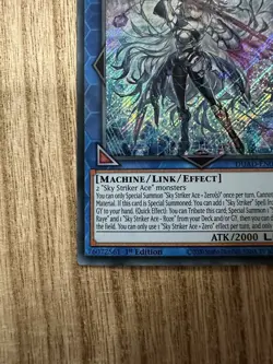 Sky Striker Ace = Zero Secret Rare DUAD-EN049 Duelist's Advance NM YuGiOh - Image 4