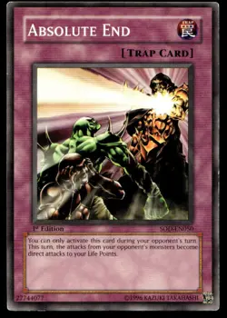 Absolute End Soul of the Duelist SOD-EN050 MP YuGiOh TCG | Buy 10 Get 10 Free - Image 1
