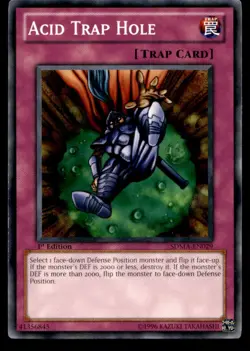 Acid Trap Hole Structure Deck: Marik SDMA-EN029 MP YuGiOh TCG | Buy 10 Get 10 Fr - Image 1