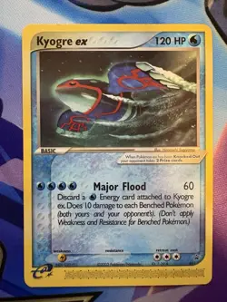 Kyogre ex 001 Nintendo Power Magazine Black Star Promo Pokemon Card Non Holo - Image 1