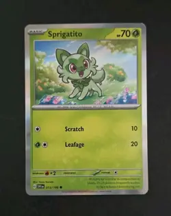 Sprigatito HOLO PROMO card 013/198 Scarlet & Violet Base Set 2023 Pokemon - Image 1