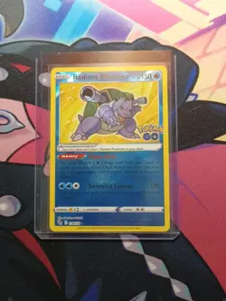 Pokemon TCG Radiant Blastoise Holo Card 018/078 Pokemon Go Rare, Near Mint/Mint - Image 1