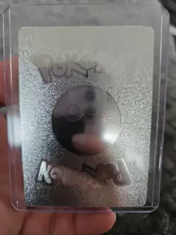 Pokemon Silver Foil Fan Art Vinyl Blacephalon GX Textured Collector Card - Image 2