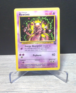 🧠 Mewtwo #150 Black Star Promo #14 WOTC 2000 Vintage Pokemon Card LP 🧠 - Image 1