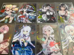 Goddess Story 10M03 - FR RAINBOW Lot! - 8 Cards - Clear Anime Foil OOP - RARE! - Image 1