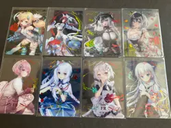 Goddess Story 10M03 - FR RAINBOW Lot! - 8 Cards - Clear Anime Foil OOP - RARE! - Image 2