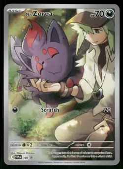 N's Zorua - 189 Promo Holo NM Pokemon SV: Scarlet & Violet Promo Cards - Image 1