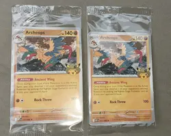 Exclusive Pokemon Chicago Field Museum Archeops SEALED Promo Cards Limited - Image 1