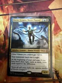 Magic The Gathering Spider-Man Doctor Octopus Master Planner Mythic Card - Image 1