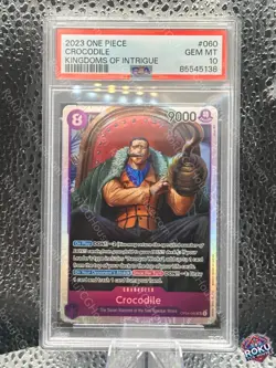 Crocodile (OP04-060) - Kingdoms of Intrigue - One Piece Card (PSA 10) - Image 1