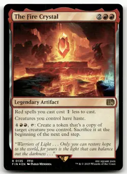 The Fire Crystal #135 (Foil) (NM) Final Fantasy FIN Magic MTG - Image 1