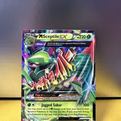 Pokemon XY Ancient Origins Mega Sceptile EX Holo Ultra Rare Card 8/98 NM - Image 2