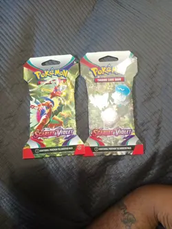 Pokemon Scarlet & Violet Booster Pack Set Trading Card Game - Image 1