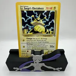 Pokemon TCG Lt. Surge's Electabuzz Gym Heroes 6/132 Holo Unlimited Rare Card - Image 1
