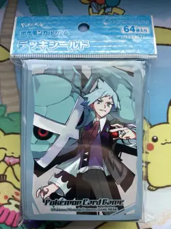 Pokemon Center Japan Battle Partners Steven & Metagross Card sleeves 64 Count - Image 1