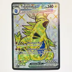 Tyranitar ex 211/197 Holo Pokemon Shiny TCG Card Obsidian Flames Near Mint - Image 1