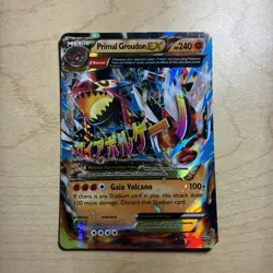 Primal Groudon EX (Omega) 86/160 XY - Primal Clash Holo LP Pokemon Card - Image 1