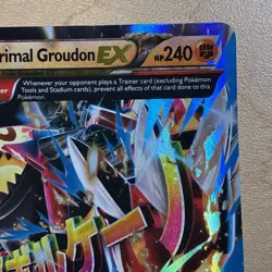 Primal Groudon EX (Omega) 86/160 XY - Primal Clash Holo LP Pokemon Card - Image 3