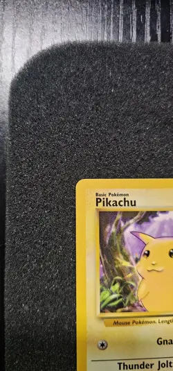 Pikachu E3 Stamped Pokemon Card Base Set 58/102 Yellow Cheeks 1999 - Image 3