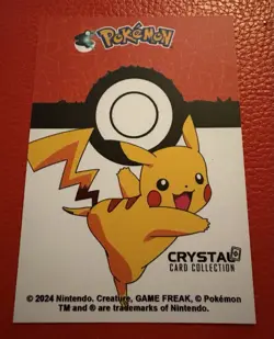 Pokemon Gengar Crystal 1.0 Shadow Holo Peru Exclusive Card - Image 3