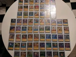 Lot of 69 DISNEY LORCANA Cards TCG EN-1 First Edition w/ Rares and Super Rares++ - Image 1
